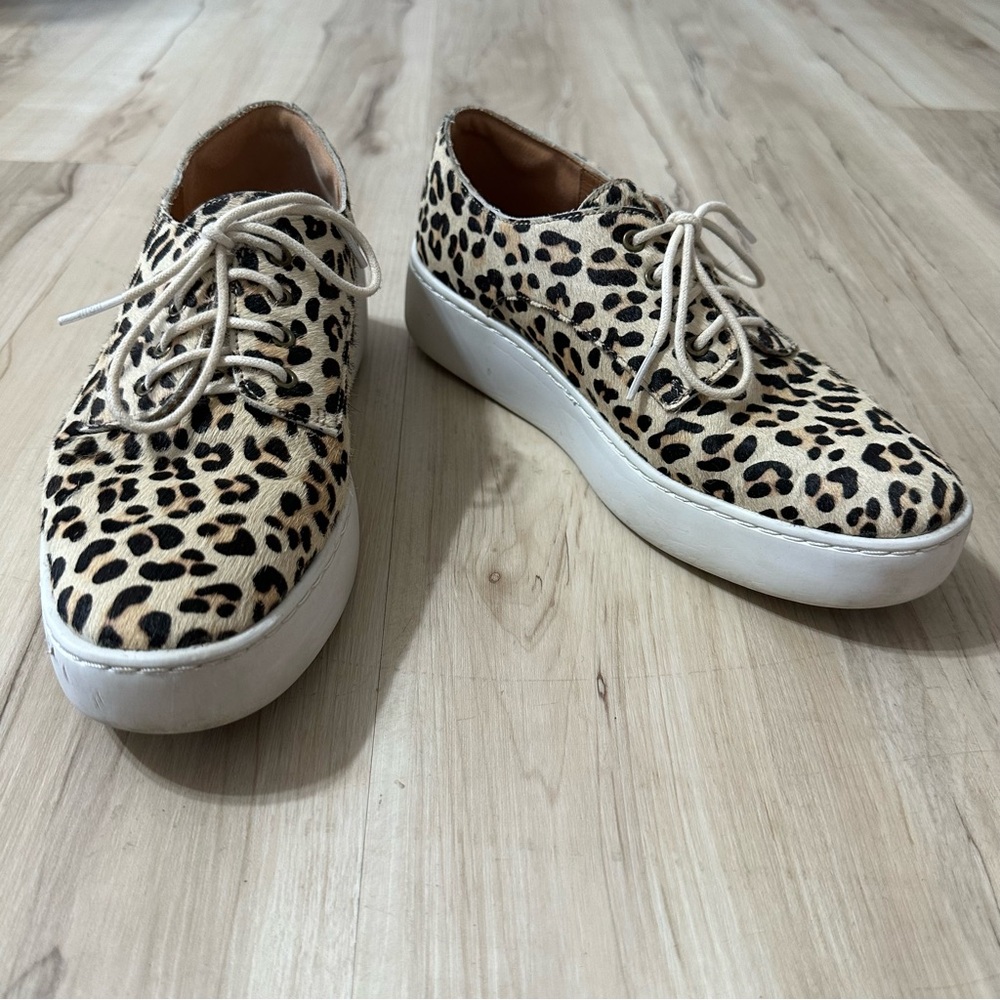 Rollie Nation Derby City Camel Leopard Sneakers size 39au / 7us